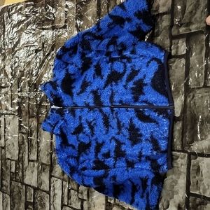 Swiggles blue fleece dinosaur size 3 T jacket zipper up